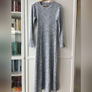 Blue Knitted Maxi Dress from Old Navy